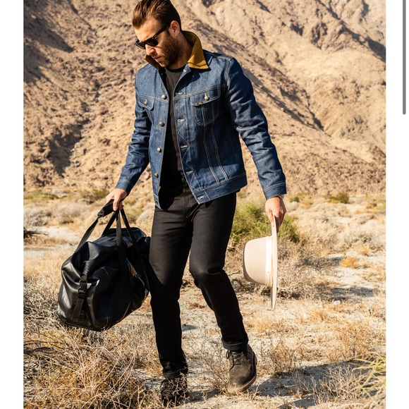 Lee 101 Rider 13 oz Black Selvedge Denim Jean - Picture 6 of 16